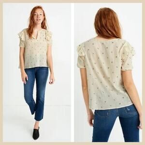 Madewell Embroidered Gazebo Top Small